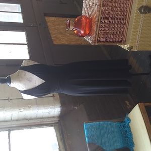 Laundry by Shelli Segal black dress with criss-cross back (size 10)